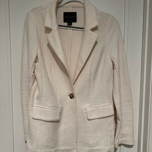 Sanctuary Cream Textured Blazer